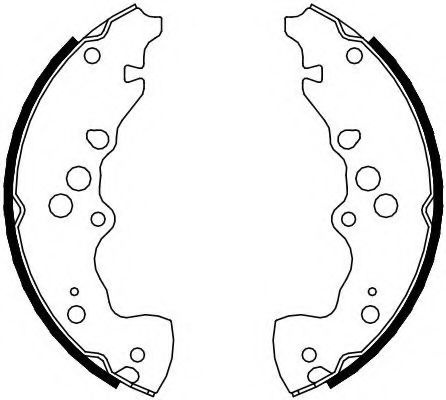Set saboti frana SUZUKI GRAND VITARA XL-7 I (FT) (