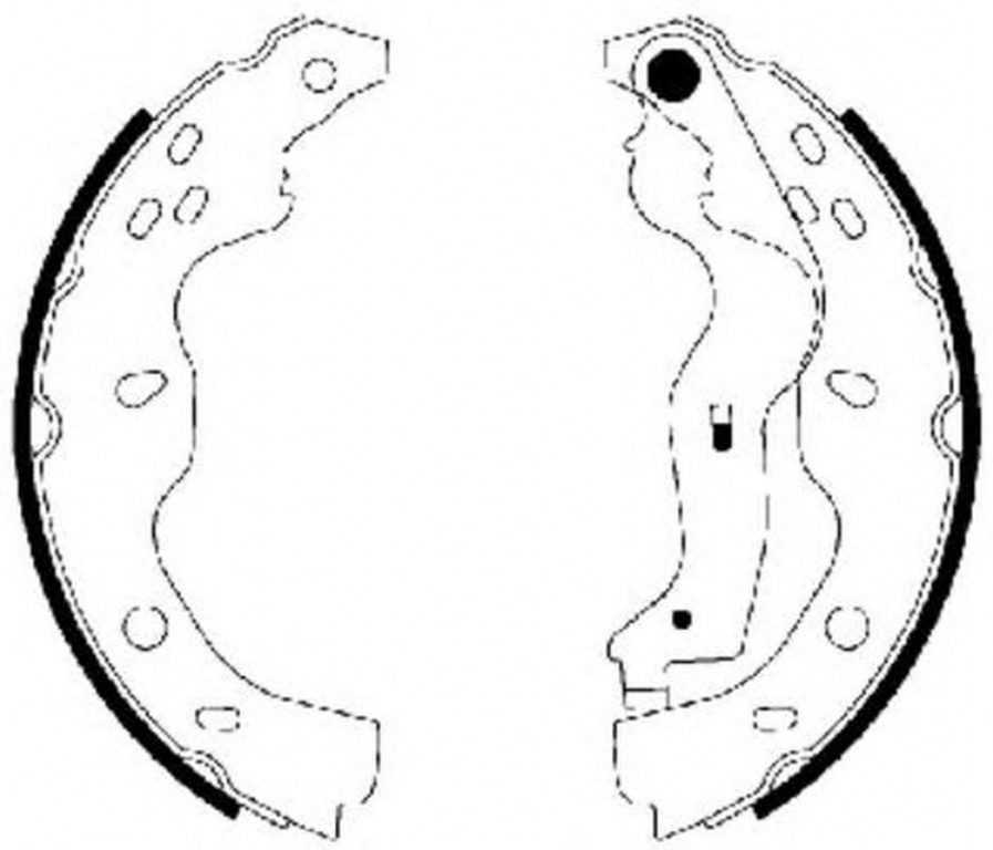 Set saboti frana SUZUKI SX4 EY GY TEXTAR 91067500