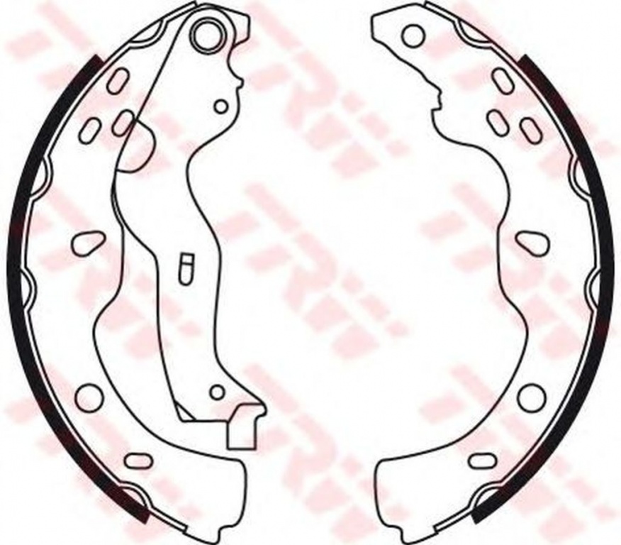 Set saboti frana SUZUKI SX4 limuzina GY TRW GS8743