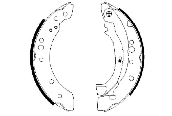 Set saboti frana TEXTAR 91059800 compatibil cu PEUGEOT 1007 (KM_) 2005 2006 2007 2008 2009 2010