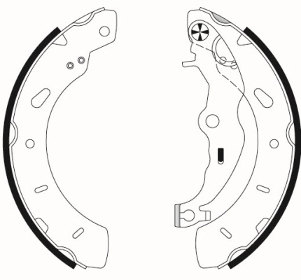 Set saboti frana Textar FORD FOCUS III limuzina 2010-2020 - 91079800