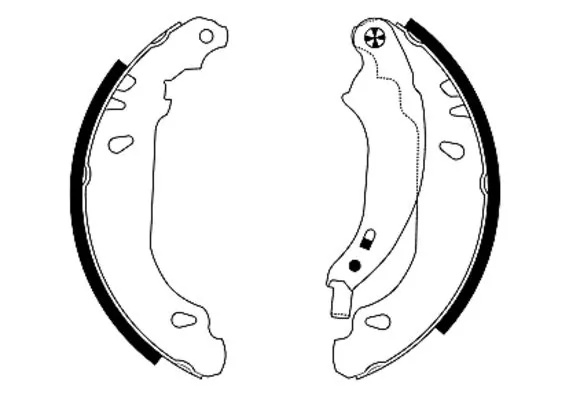 Set saboti frana Textar MAHINDRA RENAULT LOGAN 200