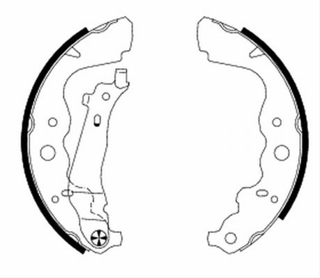 Set Saboti Frana Textar Mercedes-Benz 91069300