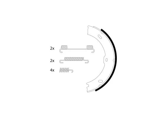 Set saboti frana Textar MERCEDES-BENZ SPRINTER 3,5-t caroserie (B907, B910) 2018-2025 - 91066800