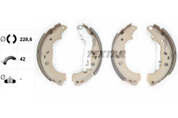 Set saboti frana Textar OPEL COMBO Tour (X12) 2012-2021 - 91062000
