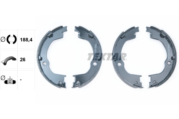 Set saboti frana Textar VAUXHALL ANTARA A (L07) 2006-2015 - 91067100