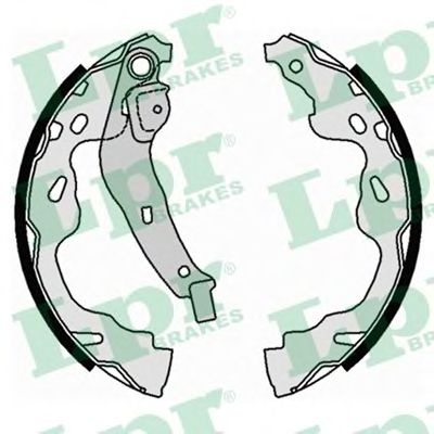 Set saboti frana TOYOTA AYGO (WNB1, KGB1) (2005 - 