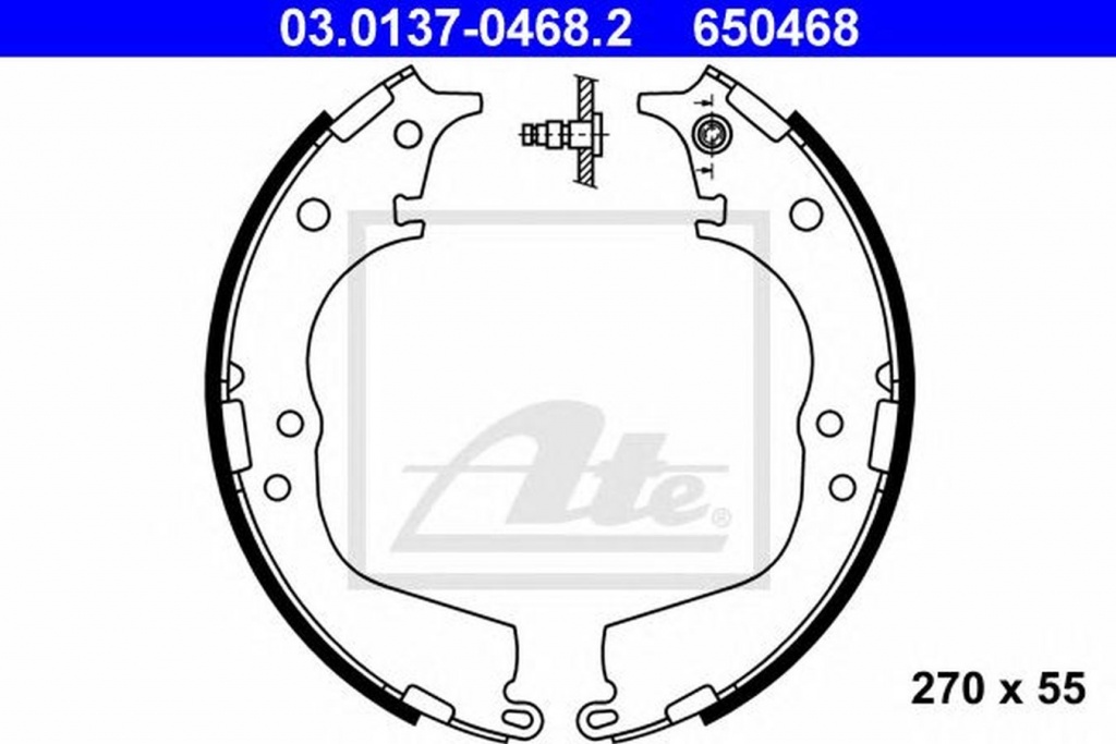 Set saboti frana TOYOTA HIACE IV platou sasiu LXH1