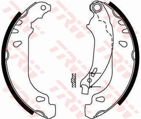 Set saboti frana TRW GS8669 pentru DACIA LOGAN (LS), CLIO II (BB_, CB_) 1998-2016