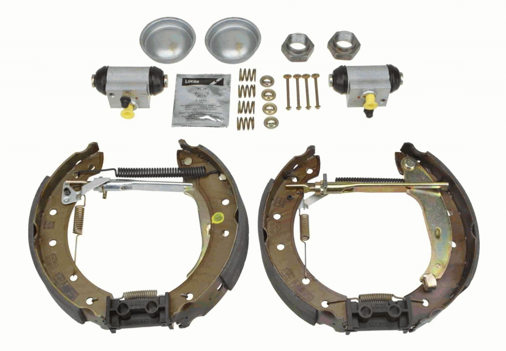 Set saboti frana TRW GSK1255 pentru CITROEN SAXO (S0, S1), SAXO (S0, S1) 19962004