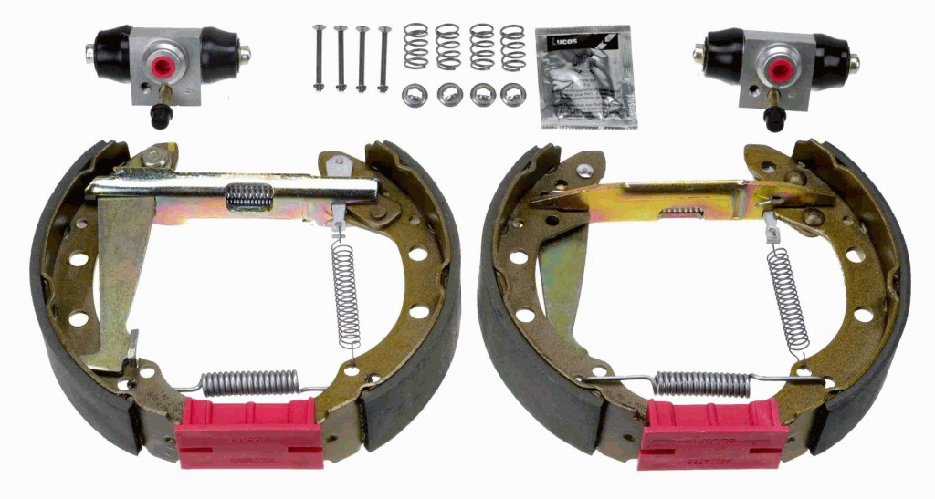 Set saboti frana TRW GSK1512 pentru AUDI 80 B3 limuzina (893, 894, 8A2), FABIA I Praktik (6Y5) 20002007