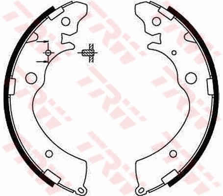 Set saboti frana TRW HONDA CIVIC IX limuzina (FB) 2012-2016 - GS8559