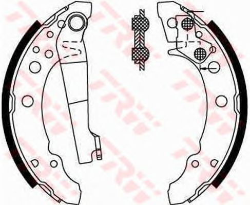 Set saboti frana VOLKSWAGEN LT Mk II platou/sasiu (2DC, 2DF, 2DG, 2DL, 2DM) - Cod intern: W20014391 - LIVRARE DIN STOC in 24 ore!!!