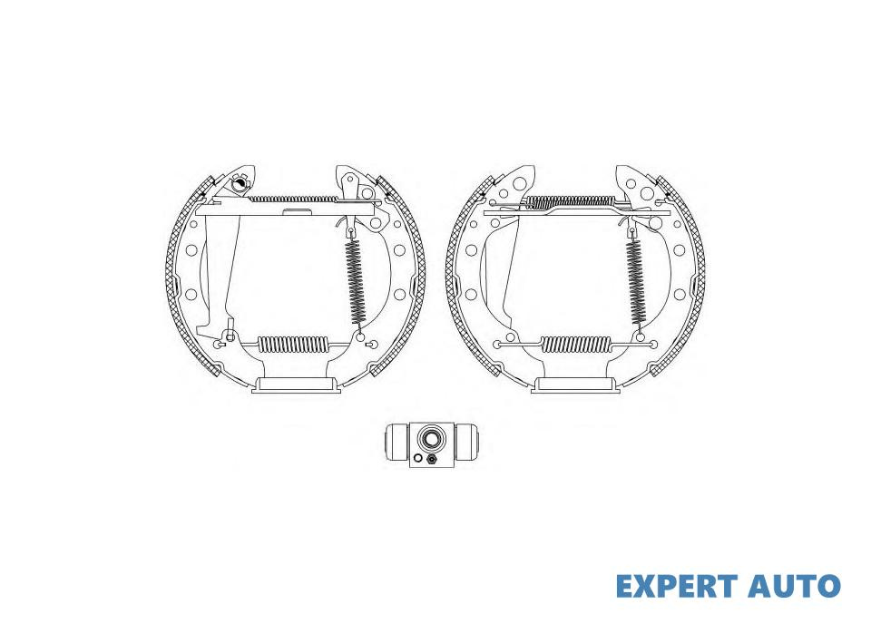 Set saboti frana Volkswagen VW POLO (6R, 6C) 2009-2016 #2 007440071A