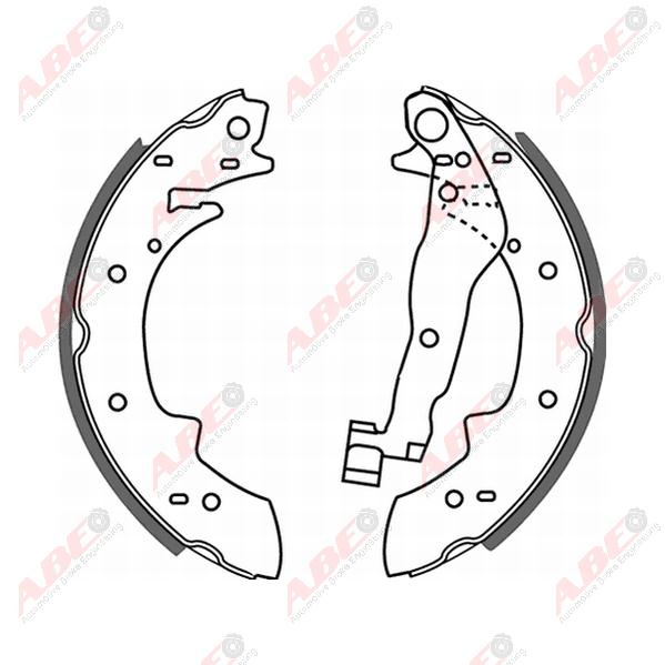 Set saboti frana VOLVO 340-360 343 345 Producator 