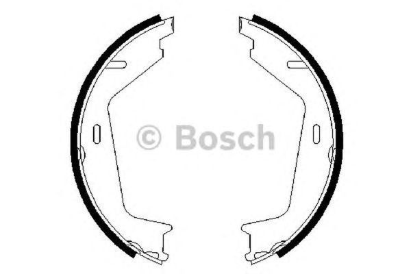 Set saboti frana VOLVO XC70 CROSS COUNTRY BOSCH 0986487623