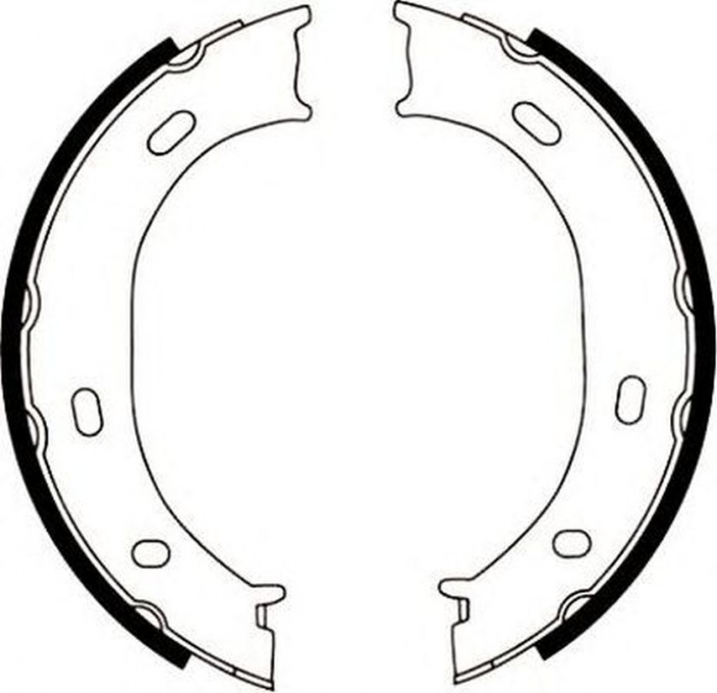 Set saboti frana VW LT 28-46 II caroserie 2DA 2DD 2DH JURID 362421J