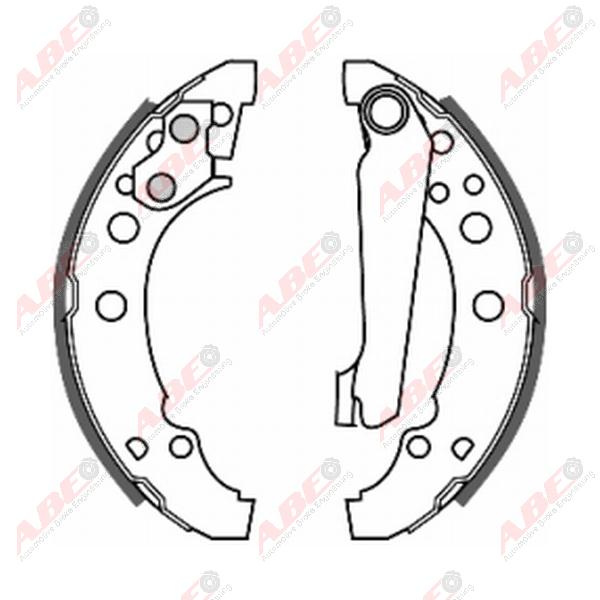 Set saboti frana VW POLO CLASSIC 6KV2 Producator ABE C0W001ABE
