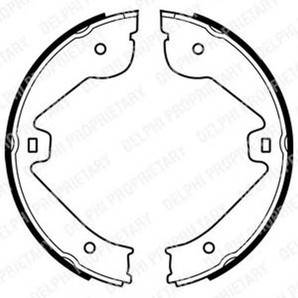 Set saboti frana VW TOUAREG 7LA 7L6 7L7 DELPHI LS1
