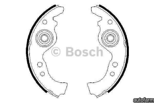 Set saboti frana ZASTAVA YUGO FLORIDA BOSCH 0 986 487 030