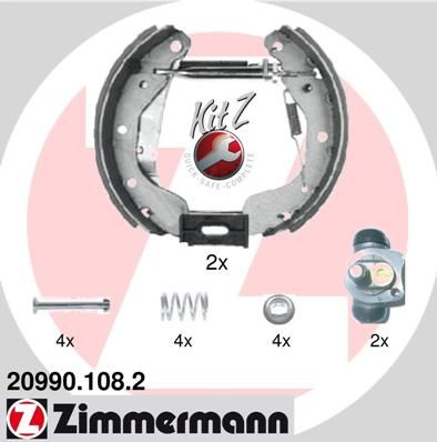 Set saboti frana ZIMMERMANN 20990.108.2