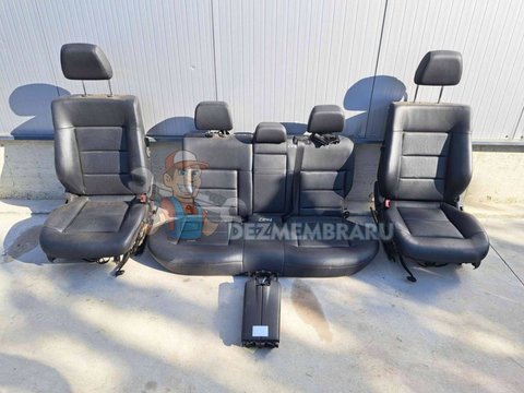 Set scaune cu bancheta piele Mercedes Clasa E (W212) [Fabr 2009-2016] Cu comenzi electrice.