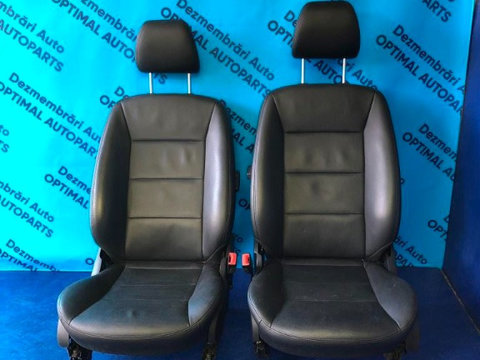 SET scaune electrice piele neagra Mercedes A150 W169 2004-2008