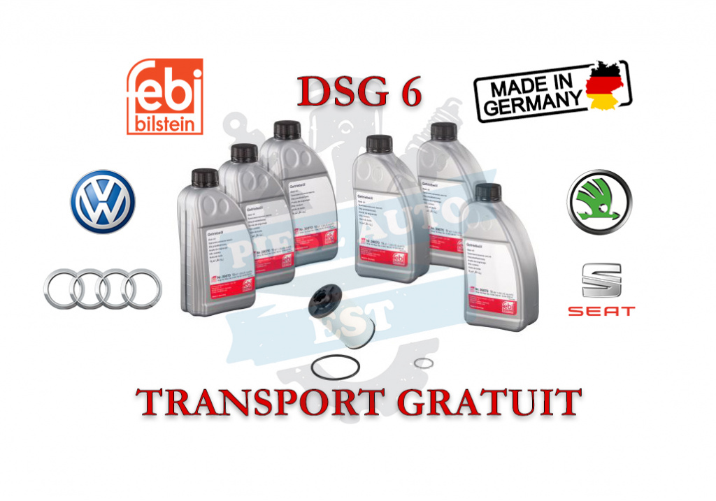 Set schimb ulei cutie DSG 6, Audi, VW, Skoda, Seat