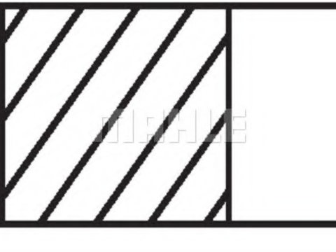 Set segmenti piston 012 20 N0 MAHLE pentru Opel Omega Opel Astra Opel Speedster Opel Vectra Opel Zafira