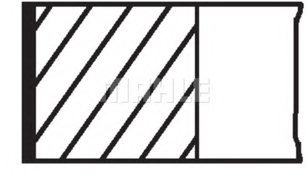 Set segmenti piston # Audi A4 2007 2008 2009 2010 
