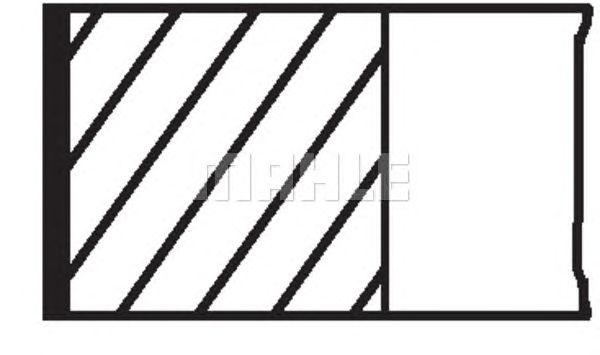 Set segmenti piston AUDI A4 Avant (8E5, B6) - Cod 