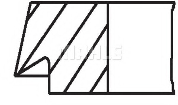 Set segmenti piston # Audi A8 2003 2004 