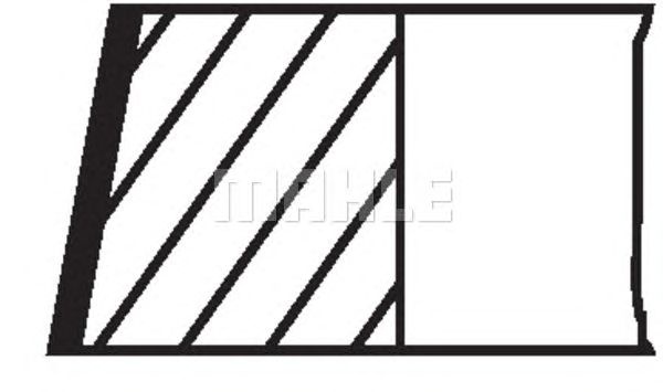 Set segmenti piston AUDI A8 (4E_) - Cod intern: W2