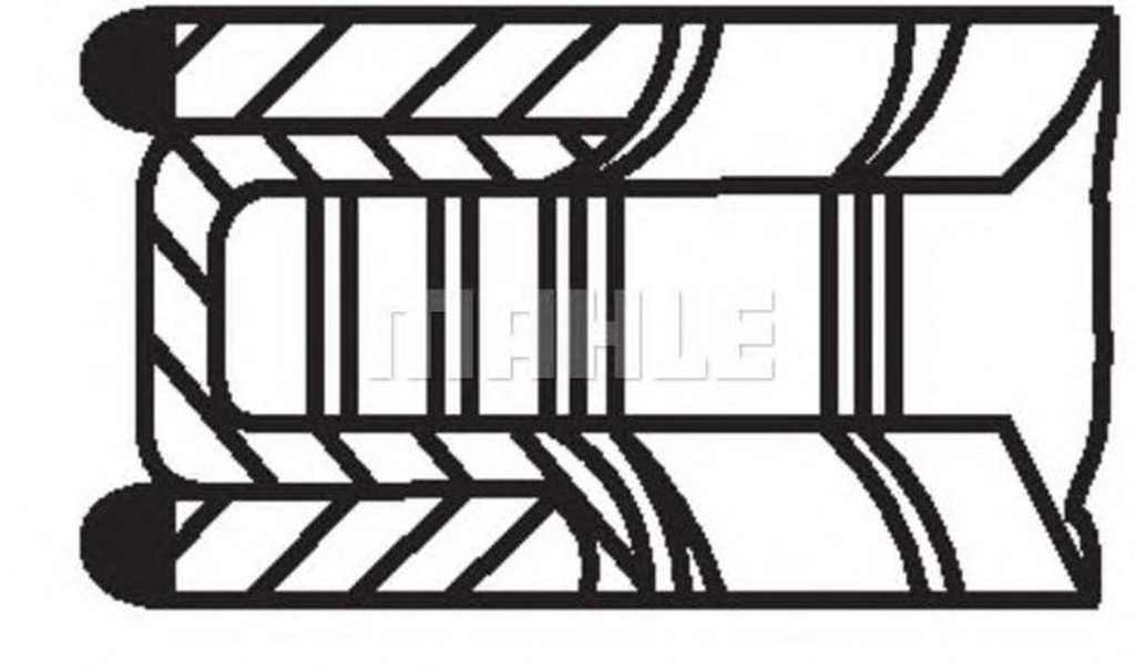 Set segmenti piston BMW 3 cupe E92 MAHLE ORIGINAL 