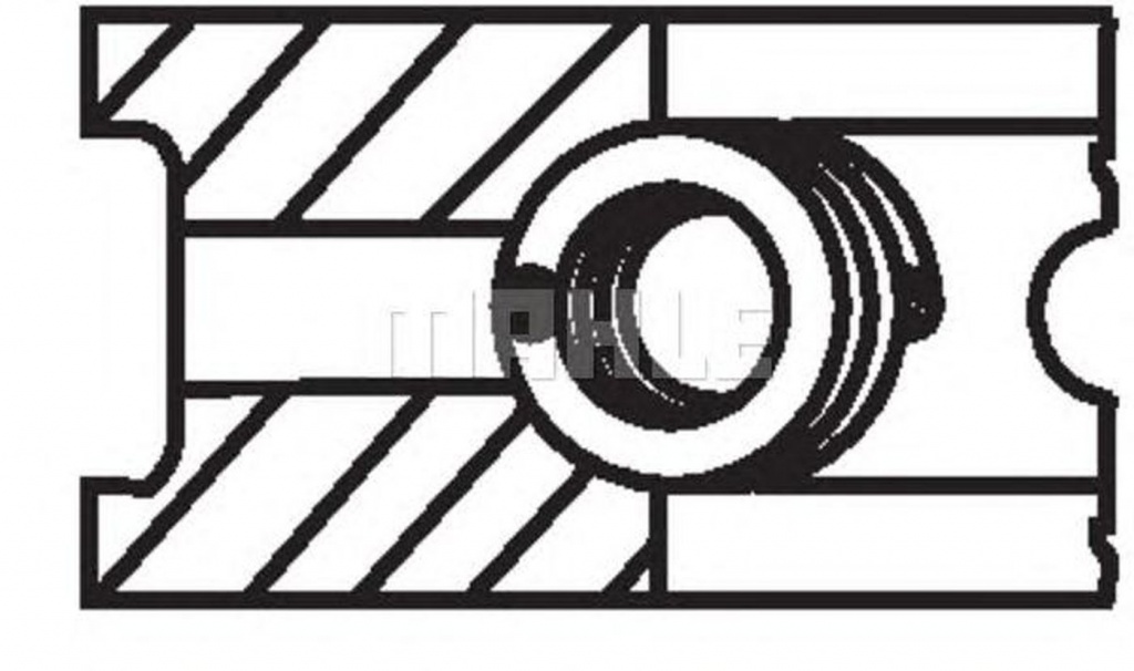 Set segmenti piston BMW 3 E36 MAHLE ORIGINAL 08121N2