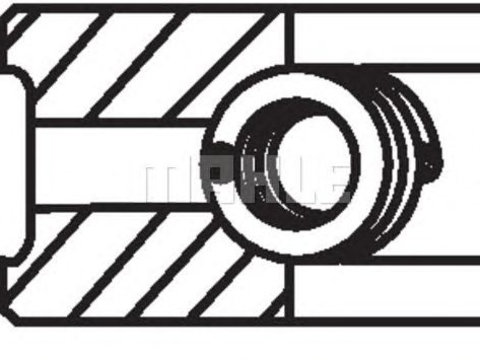 Set segmenti piston BMW 5 (F10, F18) - Cod intern: W20166135 - LIVRARE DIN STOC in 24 ore!!!