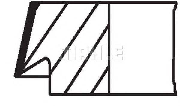 Set segmenti piston CHEVROLET CRUZE hatchback (J305) - Cod intern: W20165975 - LIVRARE DIN STOC in 24 ore!!!