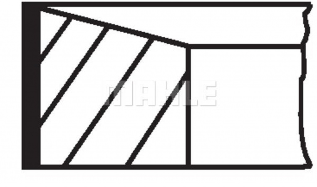 Set segmenti piston # CitroEn C3 2014 2015 2016 2017 2018 2019 2020 2021 2022 2023 2024 2025 # 039RS101020N0 # MAHLE