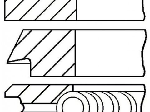 Set segmenti piston CITROEN C4 Grand Picasso II GOETZE ENGINE 0844290000