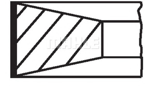 Set segmenti piston CITROEN C5 III Break (TD_) - Cod intern: W20166110 - LIVRARE DIN STOC in 24 ore!!!