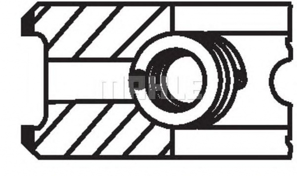 Set segmenti piston FORD RANGER ER EQ MAHLE ORIGINAL 01595N0