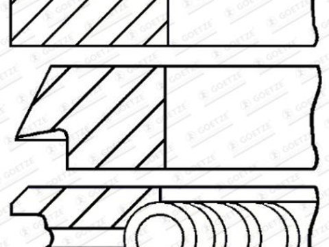 Set segmenti piston GOETZE ENGINE 08-442900-00