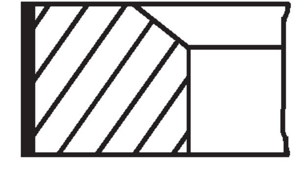 Set segmenti piston MAHLE 001 40 V0