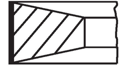 Set segmenti piston MAHLE 004 45 N0