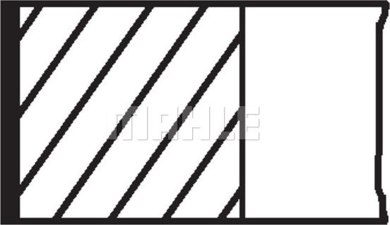 Set segmenti piston - MAHLE 63159N0