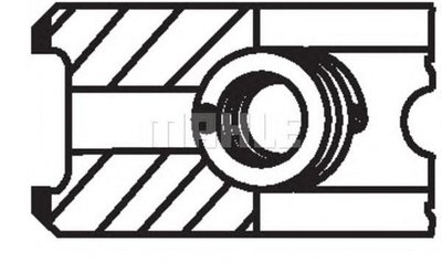 Set segmenti piston MERCEDES-BENZ CABRIOLET A124 M