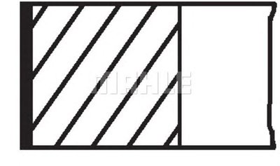 Set segmenti piston MERCEDES-BENZ CLK Cabriolet (A