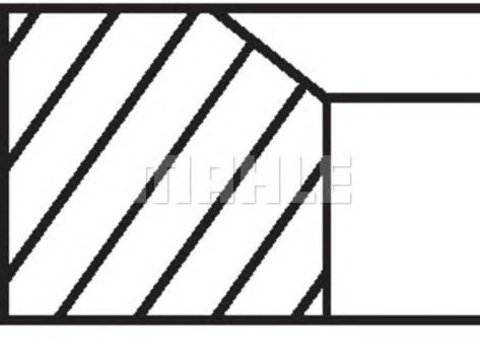 Set segmenti piston MERCEDES-BENZ SPRINTER 5-t platou/sasiu (906) - Cod intern: W20165903 - LIVRARE DIN STOC in 24 ore!!!