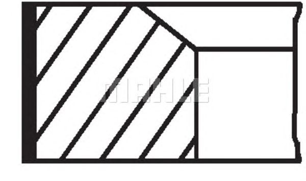 Set segmenti piston MERCEDES-BENZ V-CLASS (W447) - Cod intern: W20165903 - LIVRARE DIN STOC in 24 ore!!!