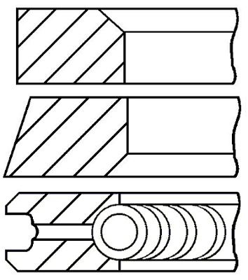 Set segmenti piston # Nissan Primastar 2001 2002 2003 2004 2005 2006 2007 2008 2009 2010 2011 2012 2013 2014 2015 2016 2017 2018 2019 2020 2021 2022 2023 2024 2025 # 08 101507 00 # GOETZE ENGINE
